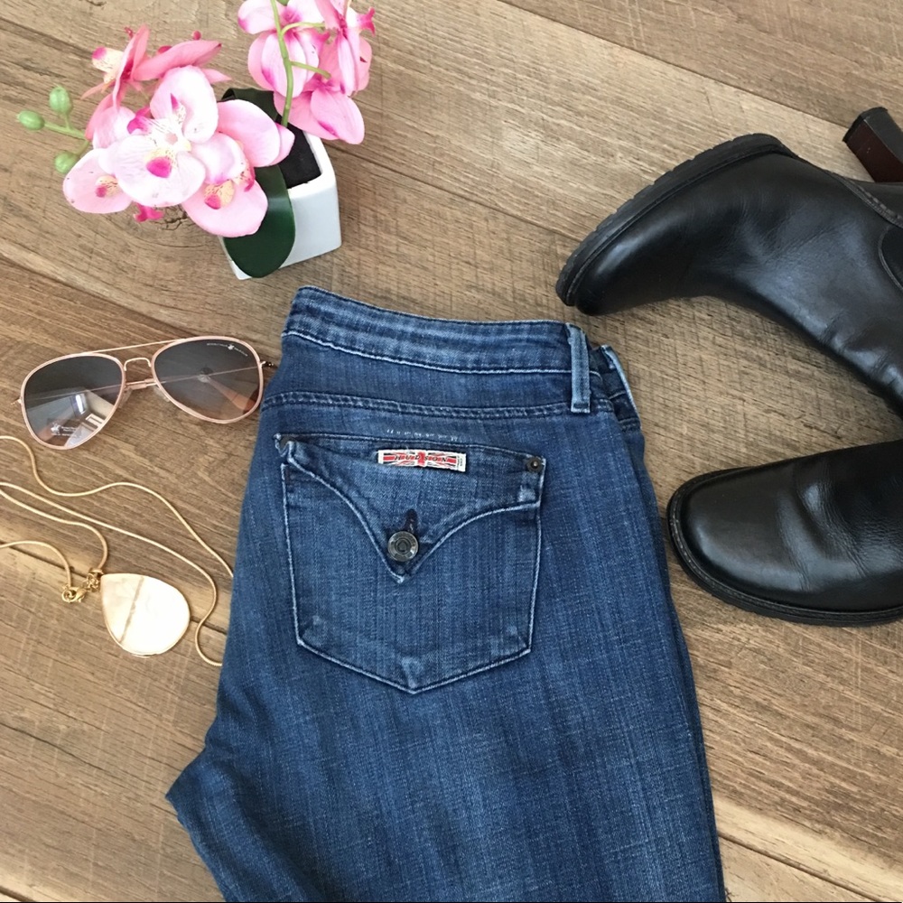 Hudson Flap Pocket wash jeans sz 28